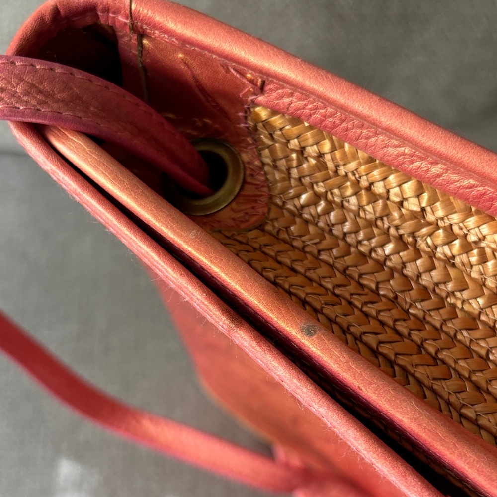Elegant Coral Embossed Clutch - Picture 15 of 17